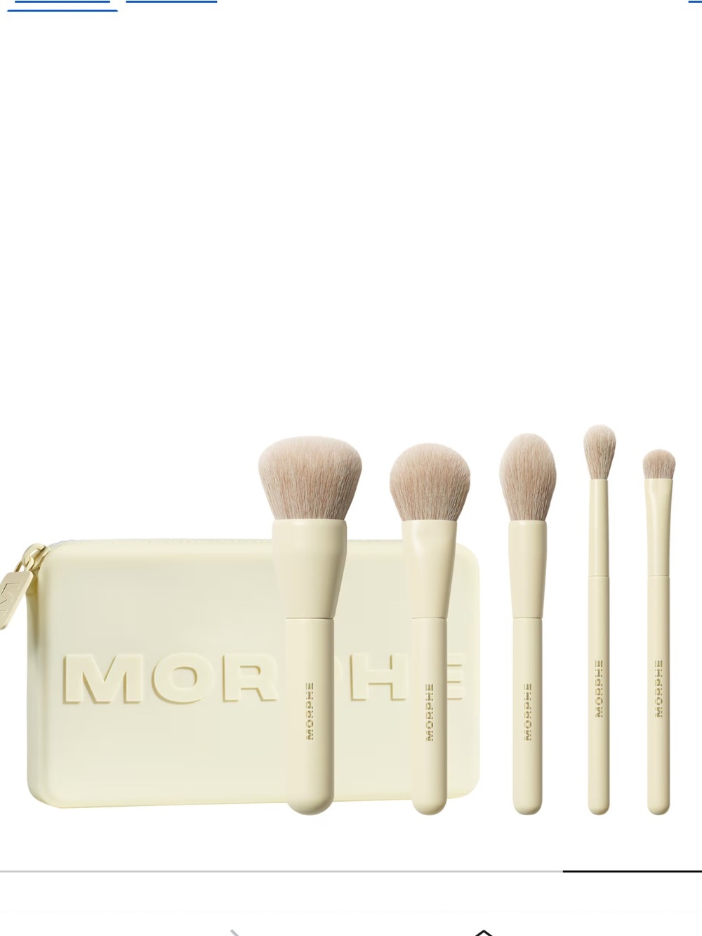 MORPHE Buttery Blends Brush Collection(6) w/ Silicone Travel Case NWT🌟